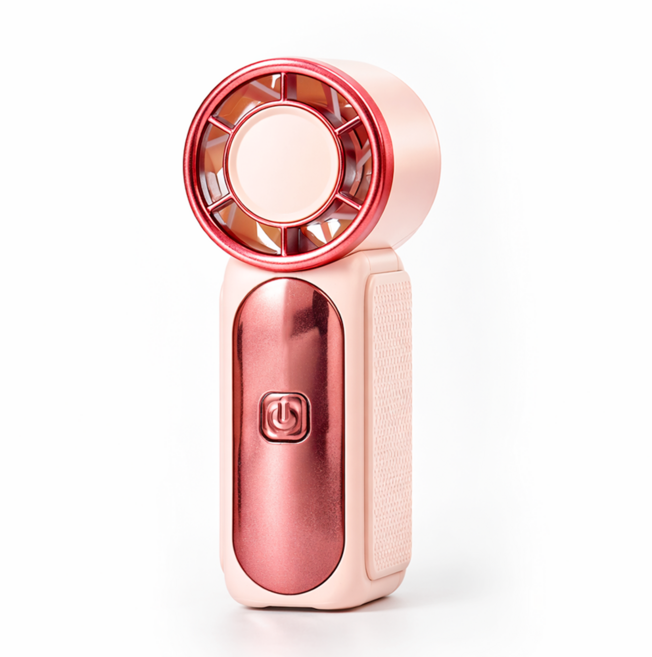 BAOTAI 100단 미니 핸디 포켓 선풍기 휴대용 선풍기, 핑크, X688