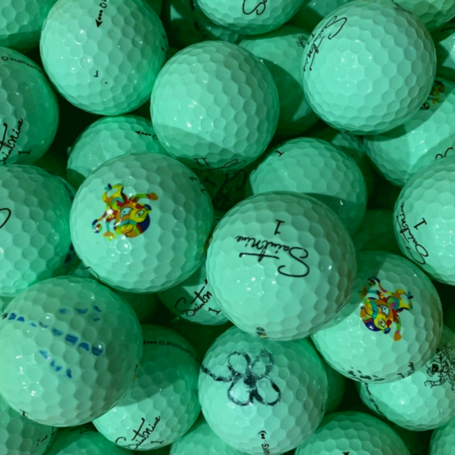 [세인트나인 컬러별 로스트볼] A+급 30개 프리미엄 로스트볼 최상급 골프공, 1개, 30개입, 민트