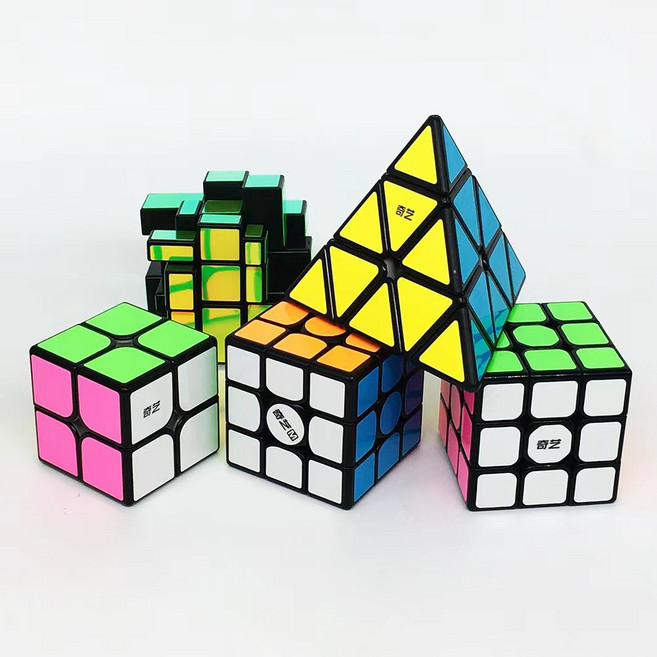2X2 3X3 치이 형광 스티커 큐브 22 33 QiYi Fluorescent Stickers 미러큐브 피라밍크스 / 50개이상 구매시 마론 8색펜 1개 증정, 3X3 형광 스티커 (비자석)