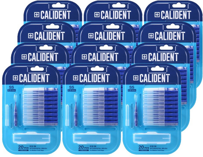 2080 칼리덴트 치간칫솔 마이크로, 0.8mm, 20개입, 12개