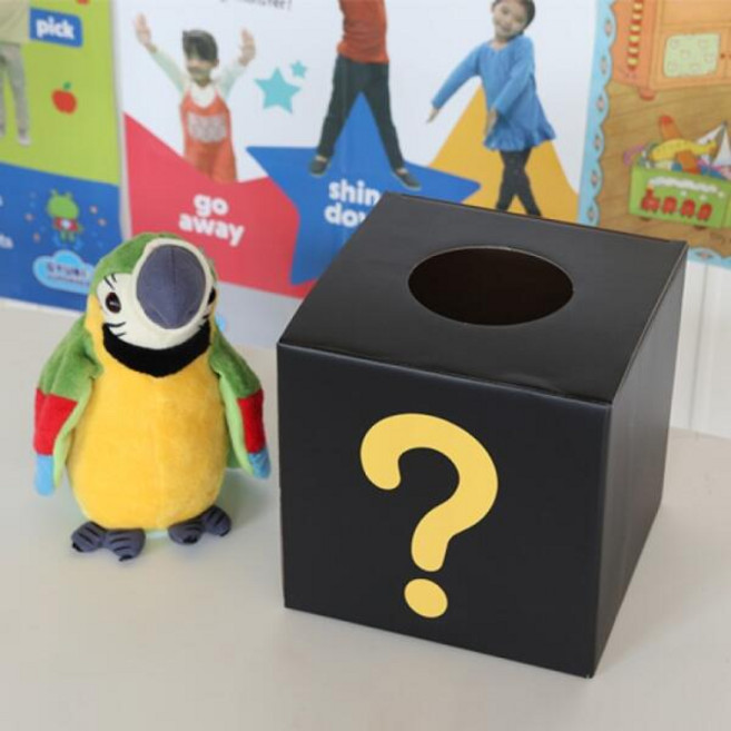 궁금이 비밀 상자 박스 [응모함 추첨함 뽑기함 촉감 오감 놀이], 없음, 1개