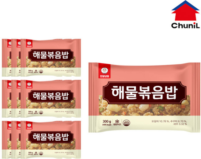 [자연맘스토리] 천일 해물 볶음밥 300g x 10개