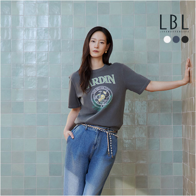 [LBL] [ X NICE CLAUP] 26SS 자르뎅 피그먼트 티셔츠 3종