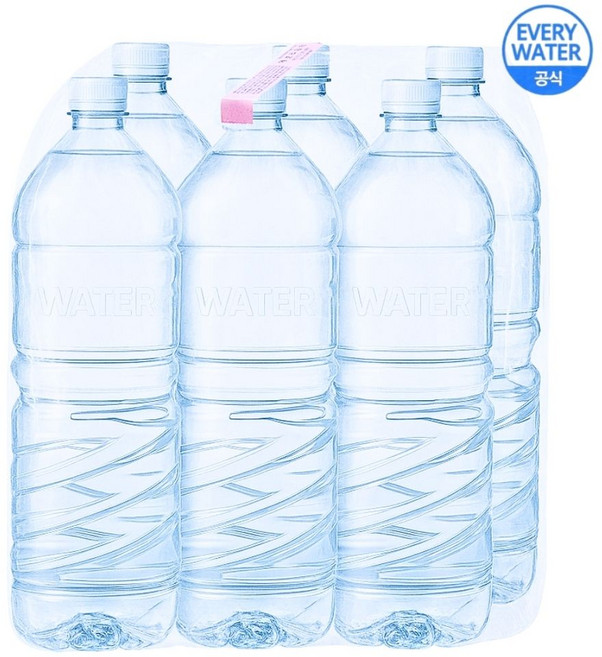 에브리워터 무라벨, 18개, 2L