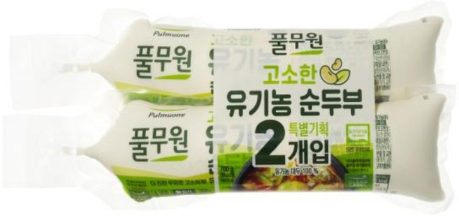 풀무원 [2팩 기획] 유기농 순두부 350g 4개