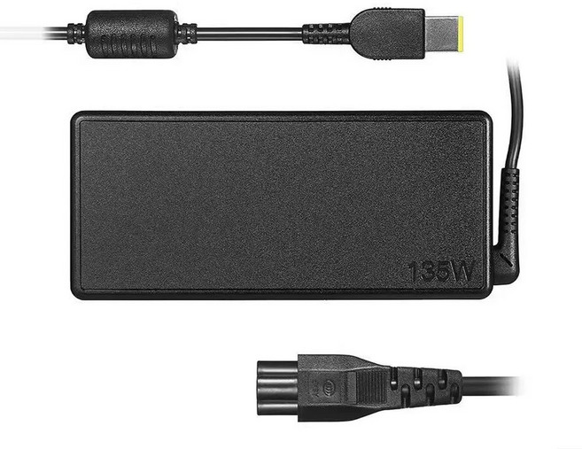 레노버 정품 아답터 100~240V / 20V 6.75A [Slim Tip] ADL135NLC3A 전원 케이블 포함, 1개