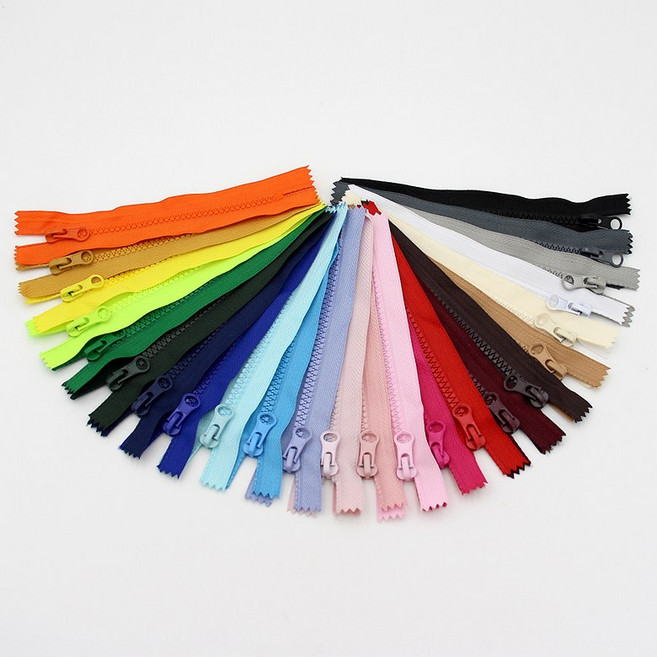 15cm 5호 비슬론 닫힌지퍼 파우치지퍼 플라스틱지퍼, 1개, 블랙