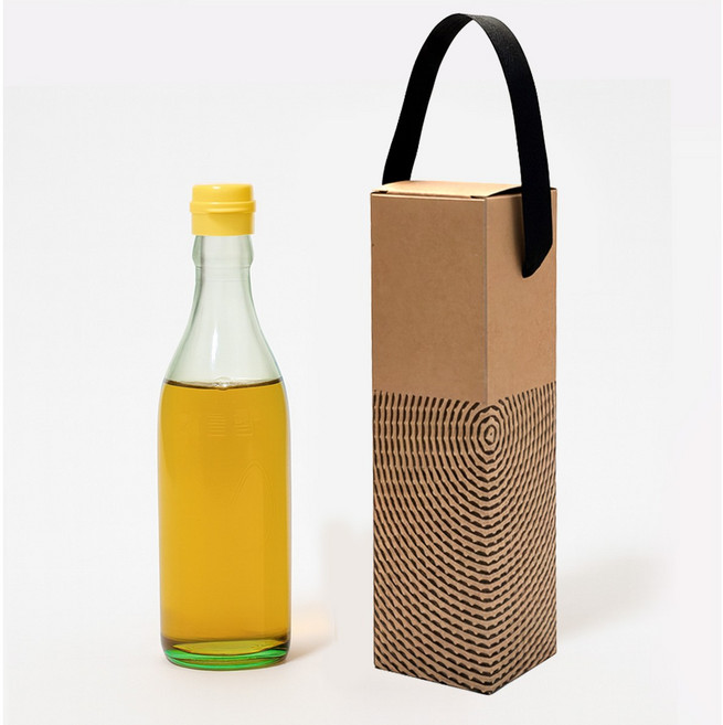 잇츠K 350ml 전통 술 상자 참기름상자, 20개, 핸들 크라프트