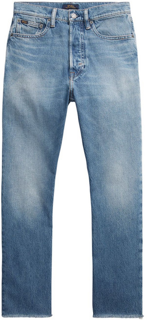 폴로랄프로렌 로고 태그 하이라이즈 크롭 진