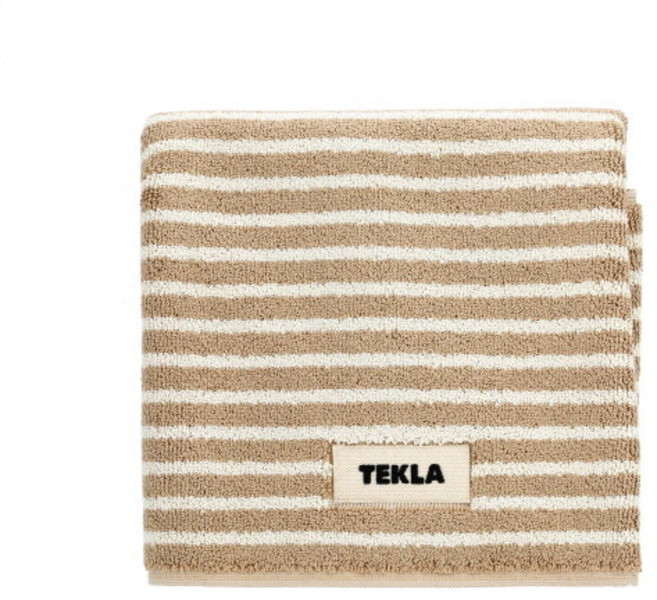[테클라] BM-IVST(70x50cm) (Bath Mat) 매트 테리 아이보리 스트라이프 수건