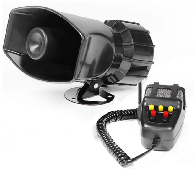 락모터스 자동차 보이스혼 마이크혼 메가폰 마이크 크락션 싸이렌 스피커, 60W 6기능 보이스혼, 1개, 컨텐츠 참조