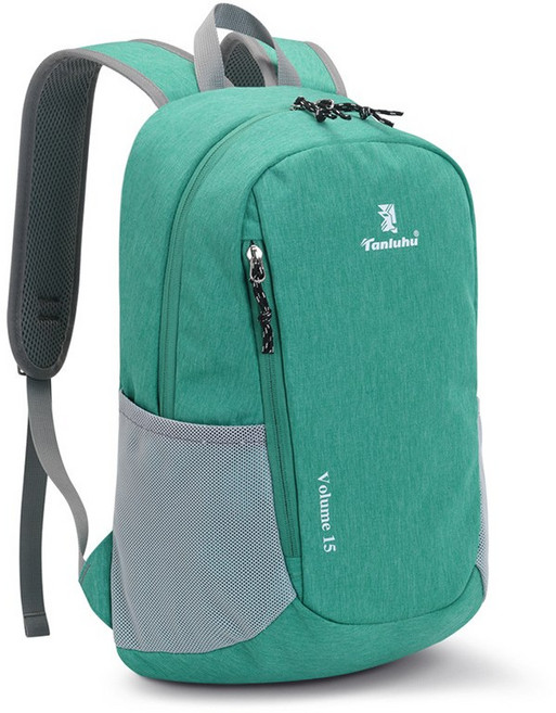 星攀戶外 TLH 小背包 15公升 輕量化 日常登山包 水壺倉 旅行包 輕便旅遊包 學生書包 #602, 薄荷綠色