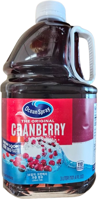 오션스프레이 크랜베리 클래식 주스, 3L, 16개