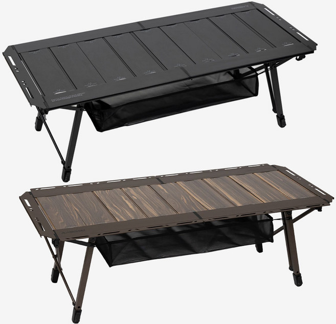 아베나키 하빌리스 폴딩 IGT테이블 높이조절 대형, 우든블랙