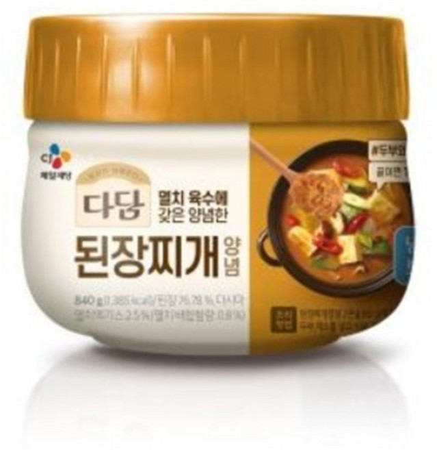 다담 된장찌개840gx1개, 840g, 1개