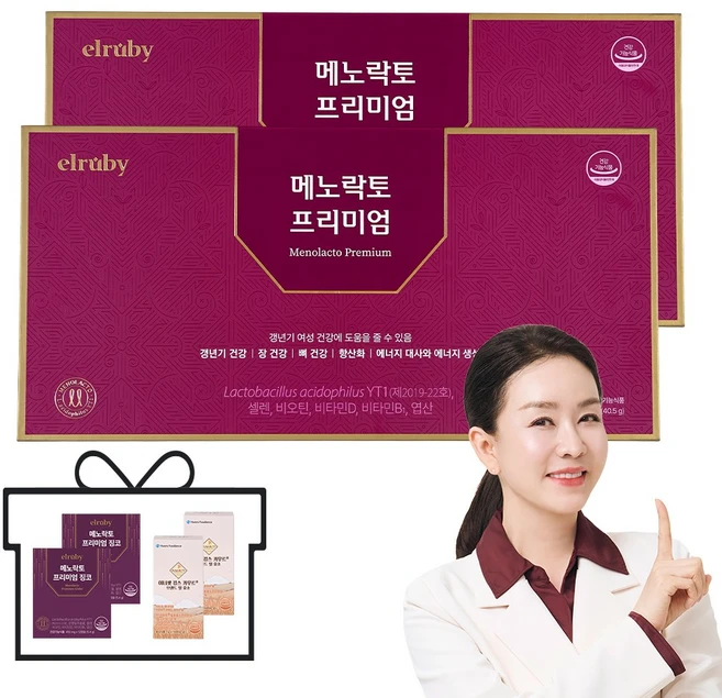 [휴온스엔 공식] [유통기한 2026년 11월] 메노락토 프리미엄 90정, 2개 - 쿠팡