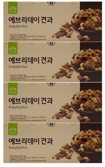 오하루 자연가득 에브리데이 견과 /Hb, 30g, 4박스