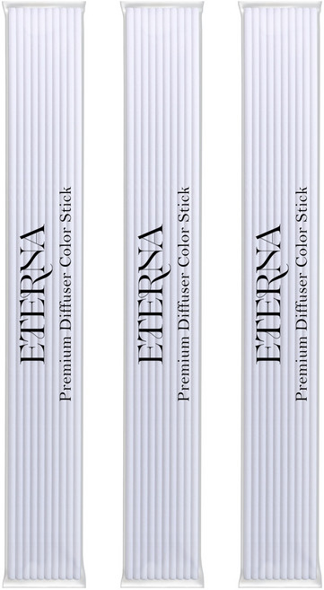 에테르나 프리미엄 고밀도 디퓨져 컬러 섬유스틱, 화이트, 30개입, 1개