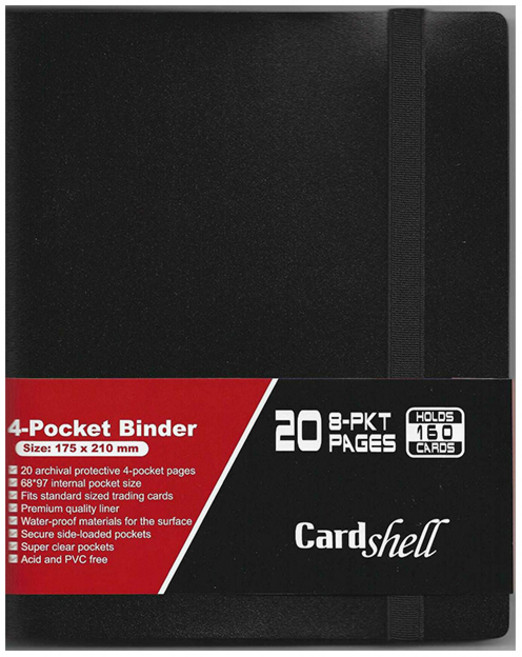 카드쉘 포카 바인더 앨범 9포켓 1개, 블랙