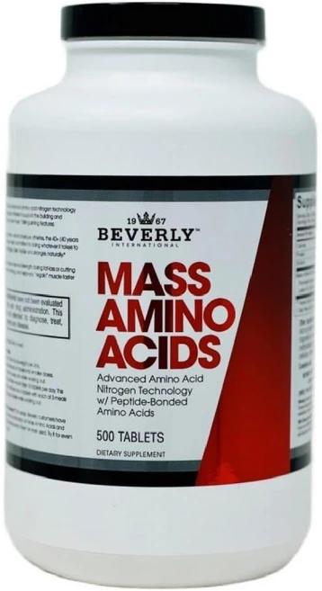 Beverly International Mass 아미노산 운동 전후 500 태불릿, 1개, 500정 - 쿠팡