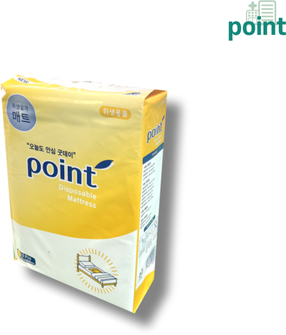 안심 포인트 위생깔개매트 다용도 환자용 특대형 60x80 최근제조, 10개입, 10개