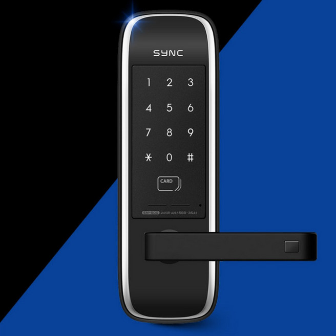 솔리티 혜강 무타공 미니주키 현관문 번호키 방화문 도어락 SM500, 고객직접설치, SM500 고객직접설치