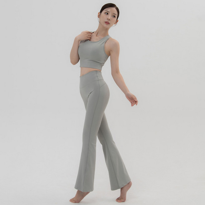 [콘치웨어] 여성용 리프팅핏 부츠컷 레깅스 필라테스복