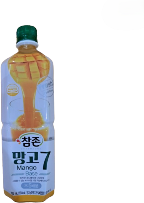 참존 망고7 원액 (PET) 주스 베이스 농축액, 835ml