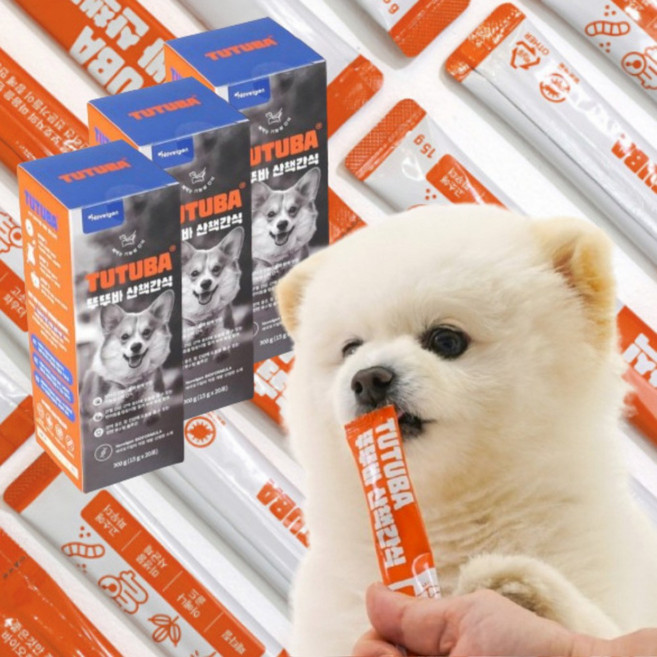 강아지 장염 구토 설사할때 소화불량 종합 영양제 뚜뚜바, 관절+장건강, 3세트