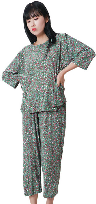 폭스 냉감 7부소매 잠옷세트 E6 여성용