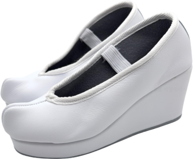 [국산] 한복신발 소가죽 무용슈즈 굽슈즈 7cm