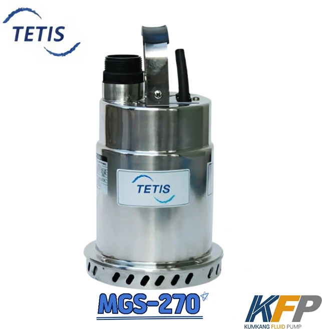 테티스[TETIS] 트리톤 MGS-270 수동 소형 스테인레스 수중펌프 - 쿠팡