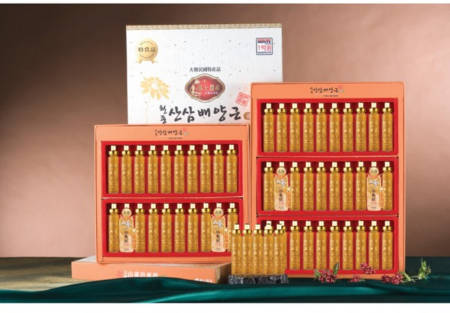 산삼배양근 천종산삼 배양근골드 배양근 산삼 향토농산, 1개, 600ml