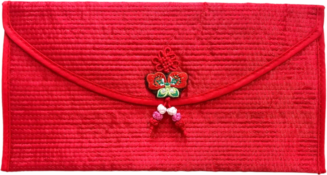 럭키치키 비단나비 용돈봉투 지갑세트 파우치