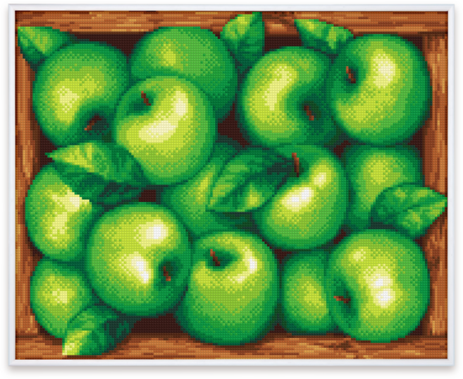 블링블링 보석십자수 슬림액자패키지 50x40cm (AB+원형), 1세트, BL5040-012 (재물청사과)