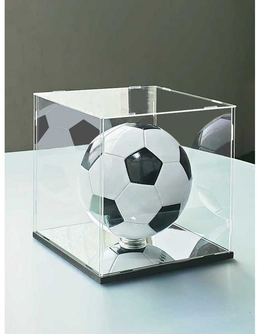 싸인볼 아크릴 케이스 배구공 보관 농구공 진열장 투명 디스플레이, 1개, 거울/25x25x25cm(5사이즈)