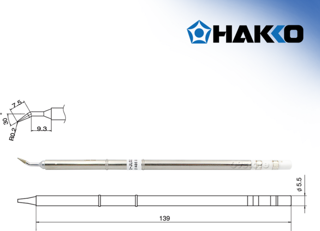 HAKKO T12-JL02 인두팁 FX-951 FM-2027 FM-2028, 1개