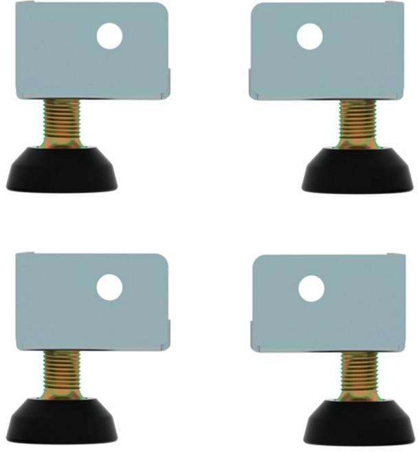 홈던트하우스 선반 높이 수평 조절좌 4개입, 1세트, 단일