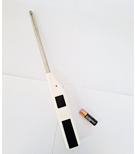 건전지 전기식 스파크 가스 화로 난로 불꽃 점화기, 1개, 화이트블랙