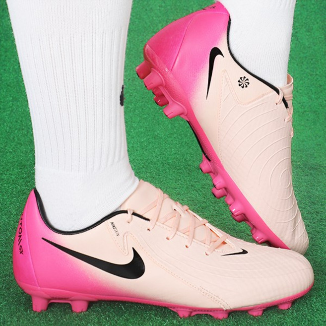 나이키 축구화 팬텀 GX 2 ACADEMY HG 맨땅용 틴트-핑크-블랙 로고