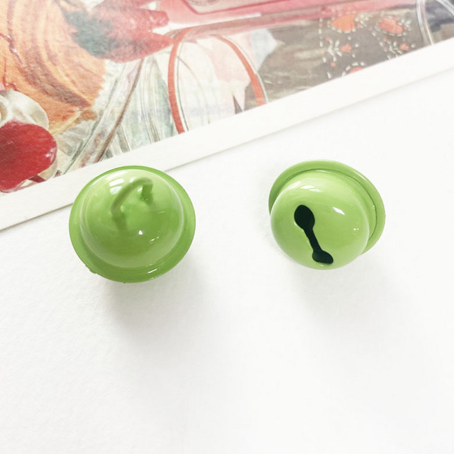 헤세드 4개) 18mm 컬러방울 딸랑이 방울 방울장식, 4개, 연그린