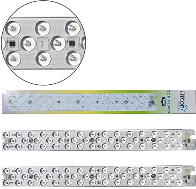 라이톤 LED 리폼 DIY 모듈램프 30W 주광색 (램프2개) FPL55W 대체형, 1개