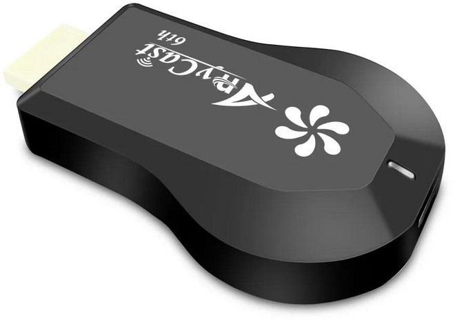 【第六代旋風款】AnyCast無線影音傳輸器, 1個, 黑