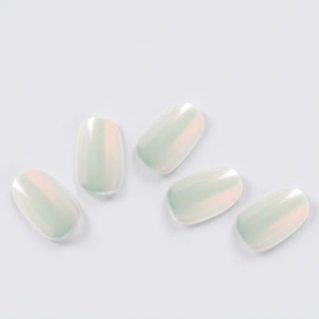 엣지유 샵젤 네일 페디 스티커 셀프네일아트 젤패치 홈살롱 Gel Patch, 1개, ENA816 미러화이트 - 쿠팡