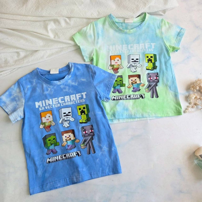 Minecraft 我的世界 男童短袖上衣