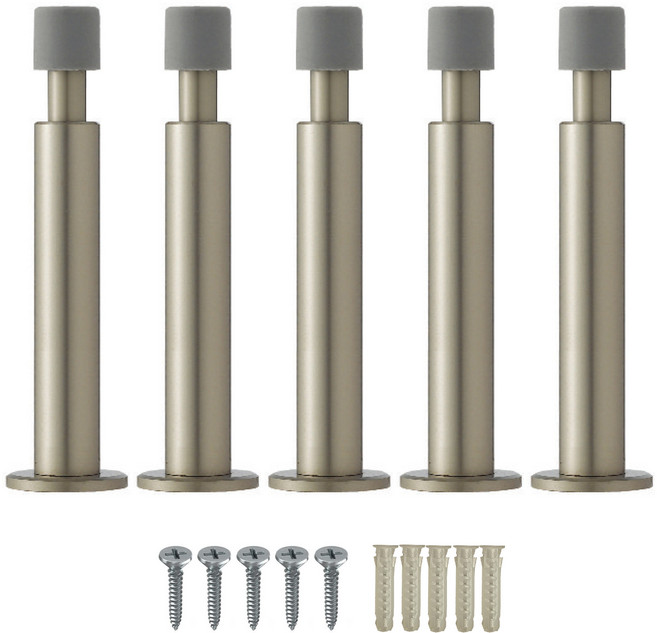 무드체인지 방문 완충 스프링 도어스토퍼 그레이, 5개