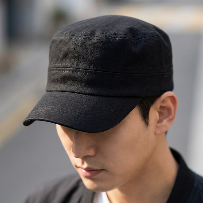 코튼 베이직 데일리 군모