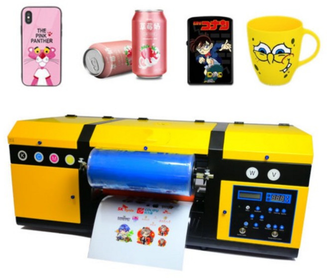 듀얼 헤드 임프레소라 플로터 홀로그램 UV DTF 전사 인쇄기 크리스탈 스티커 프린터 롤 XP600, 04 A film