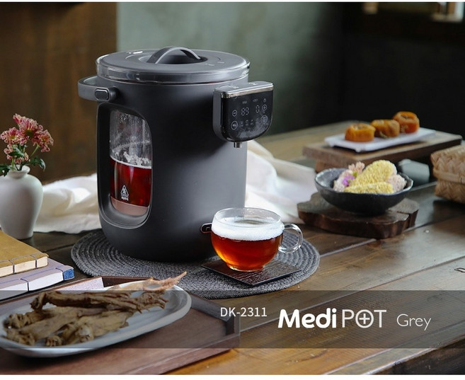 리비에라앤바 달임기 메디포트 약탕기 보온 달임마스터 DK-2311 크림색 그레이색상