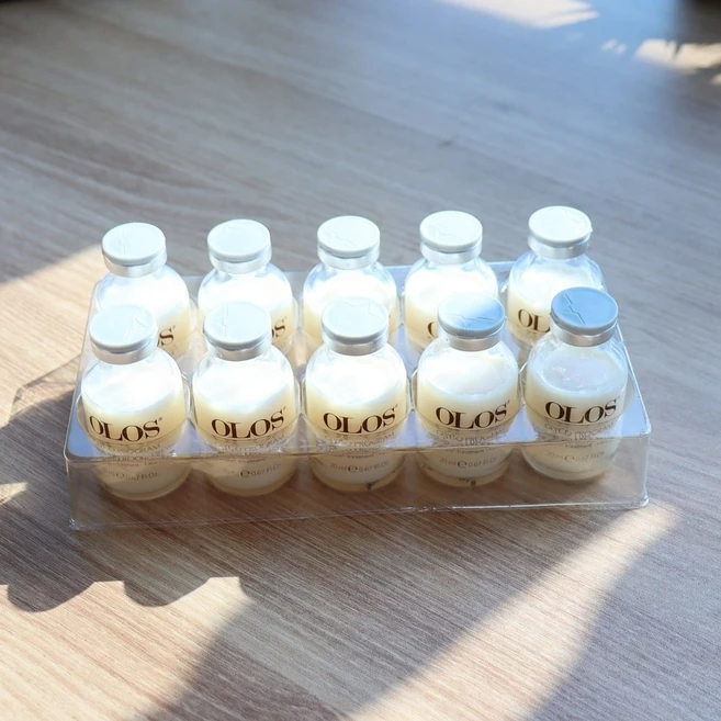 olos 올로스 우유 앰플 글리코 안티 옥시던트 세럼 20ml x10병 +꼬깔캡 10개 증정, 20g - 쿠팡